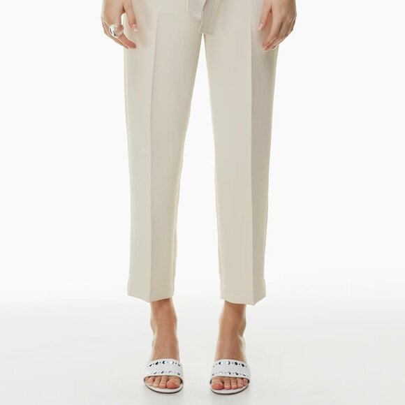 Aritzia Wilfred Tie Front Pant in Beige (Size 6) - Picture 4 of 8
